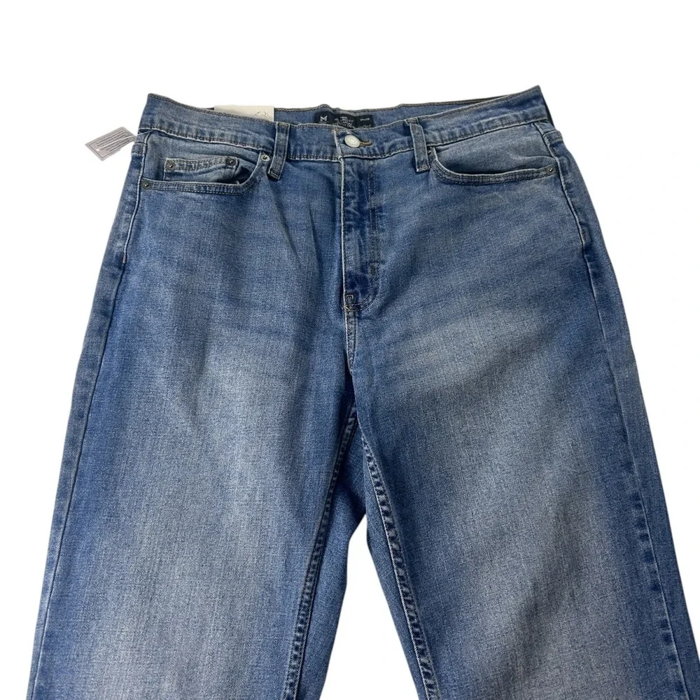 Members Mark Mens Relaxed Fit Premium Stretch Denim Blue‎ Jeans 34x32 NEW